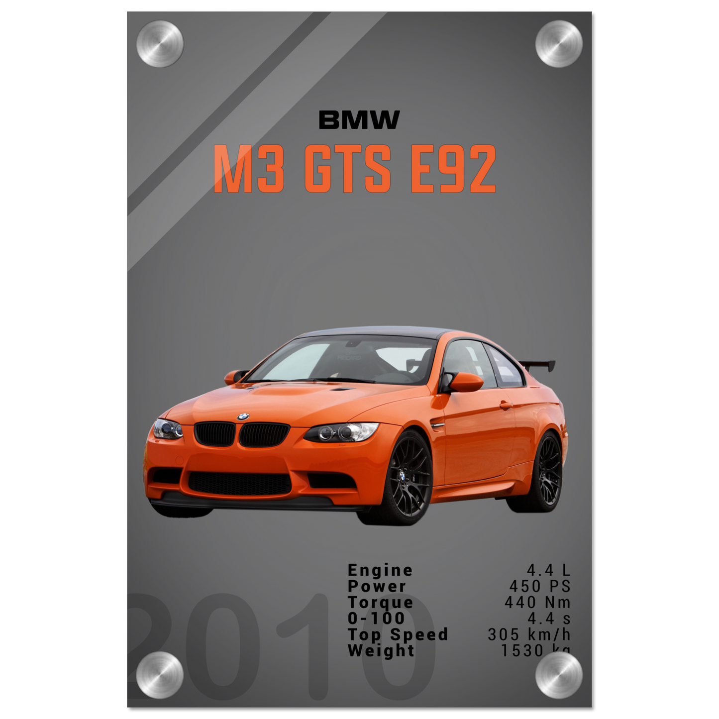 E92 M3 GTS (BMW06D)
