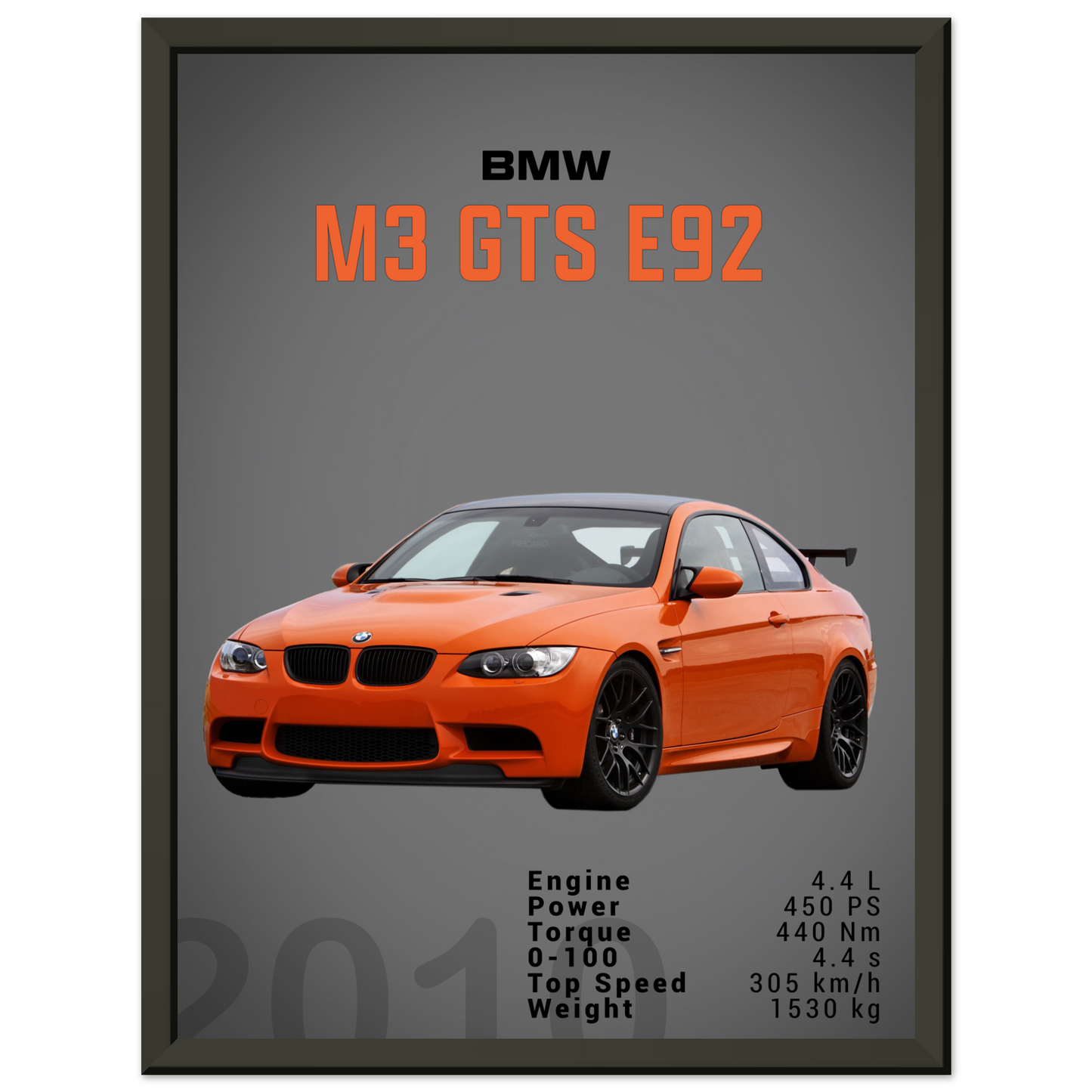 E92 M3 GTS (BMW06D)