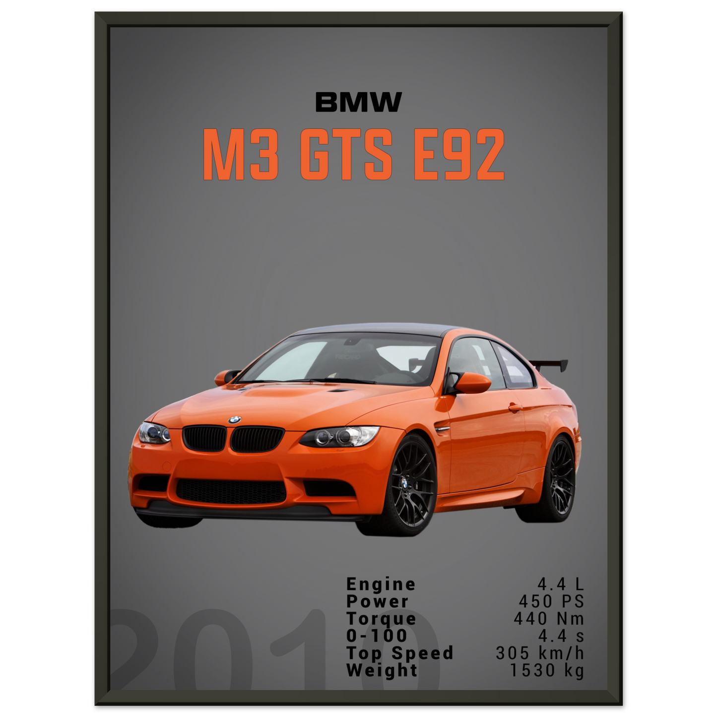 E92 M3 GTS (BMW06D)