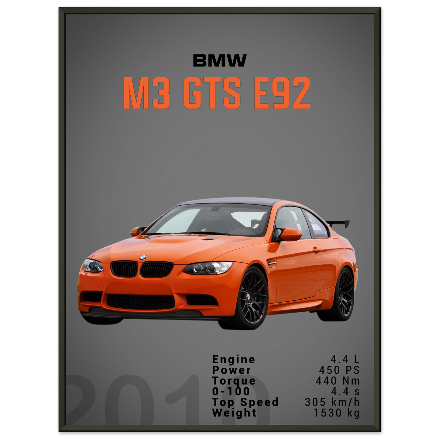 E92 M3 GTS (BMW06D)