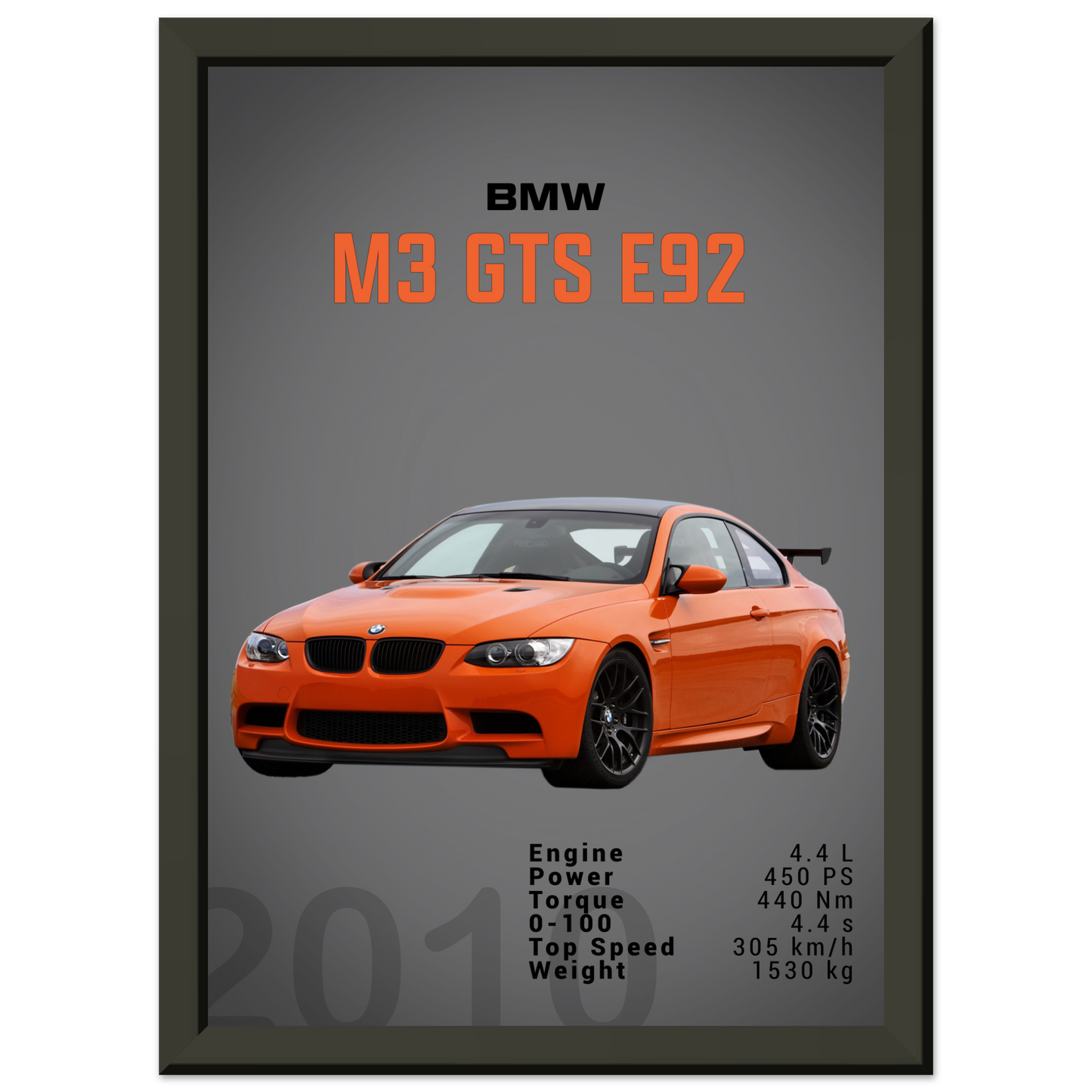 E92 M3 GTS (BMW06D)