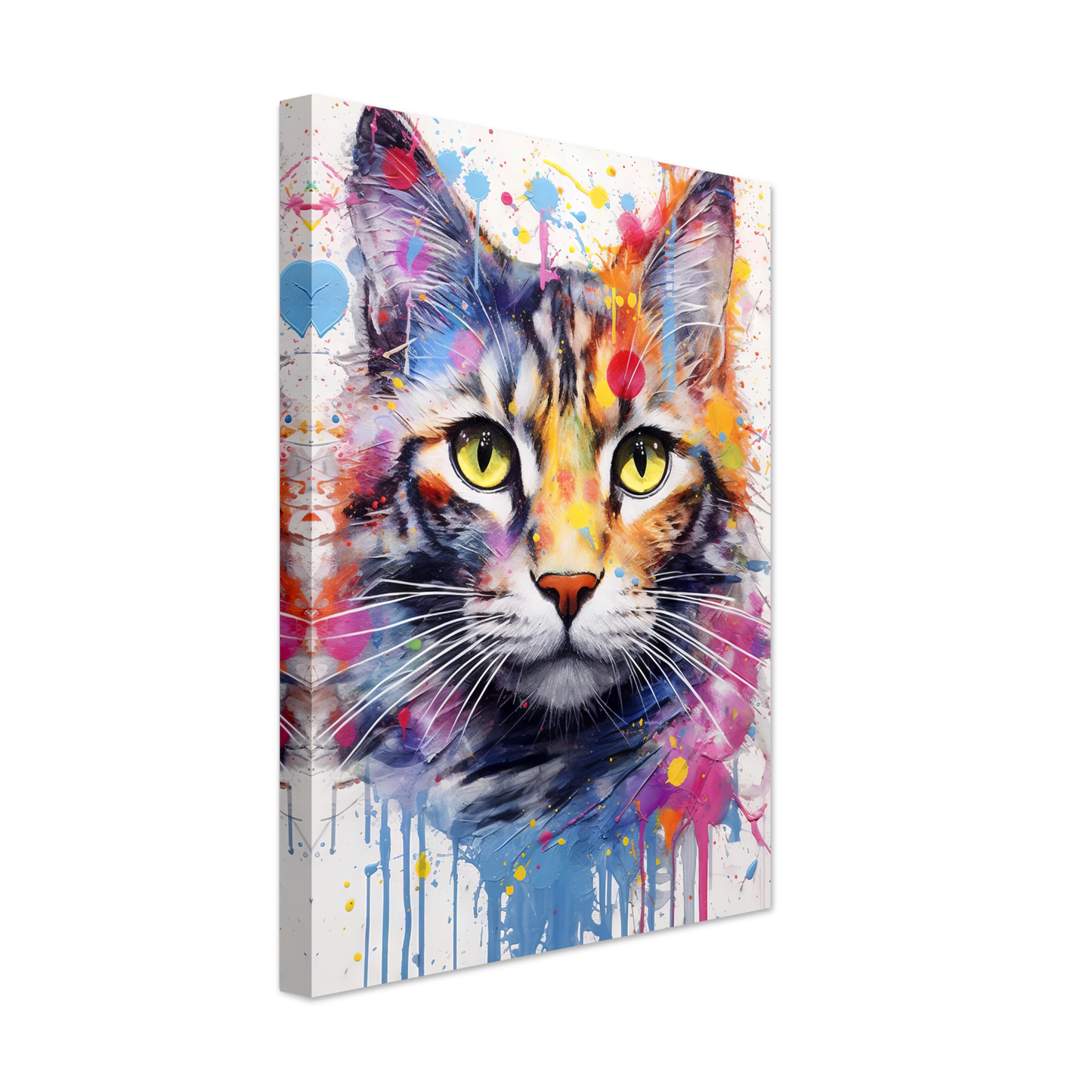 Cat (domestic cat) pop art (CAT08)