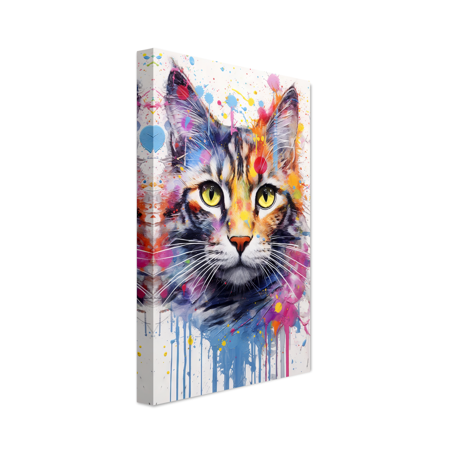 Cat (domestic cat) pop art (CAT08)