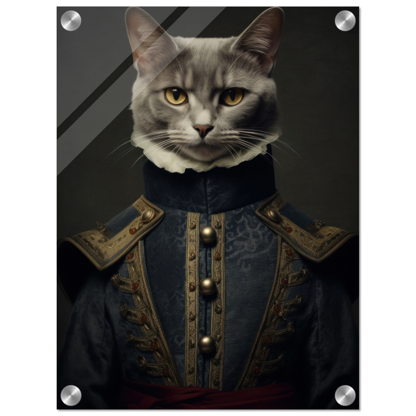 Katze Grau Getigert Renaissance (CAT130)