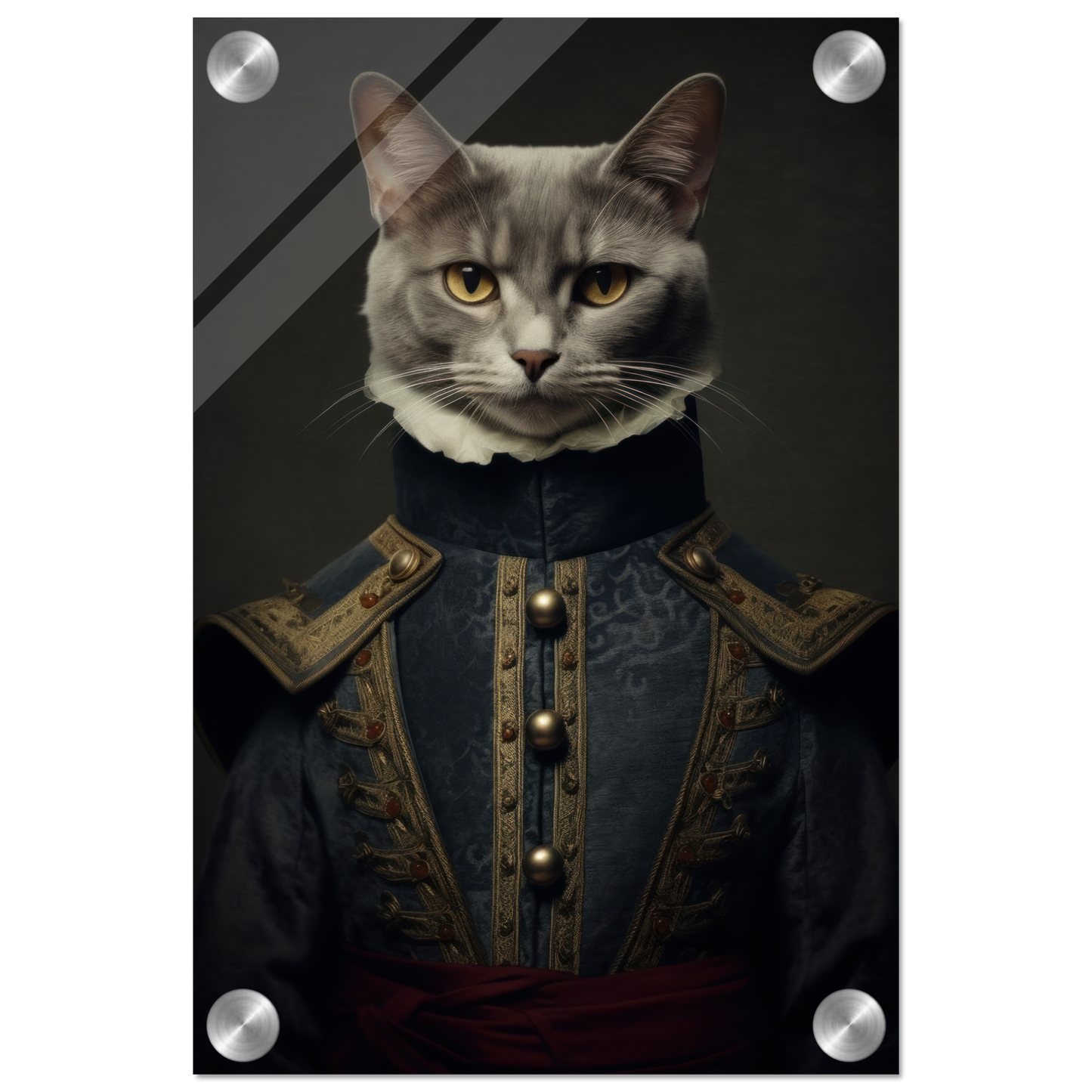 Katze Grau Getigert Renaissance (CAT130)