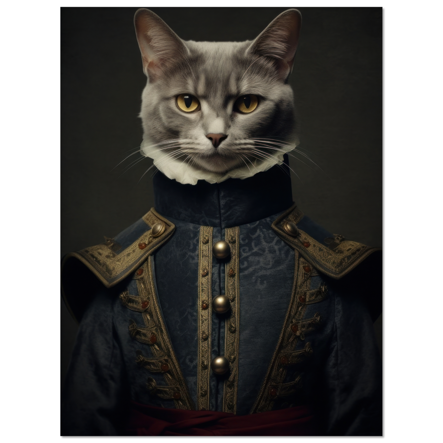Katze Grau Getigert Renaissance (CAT130)