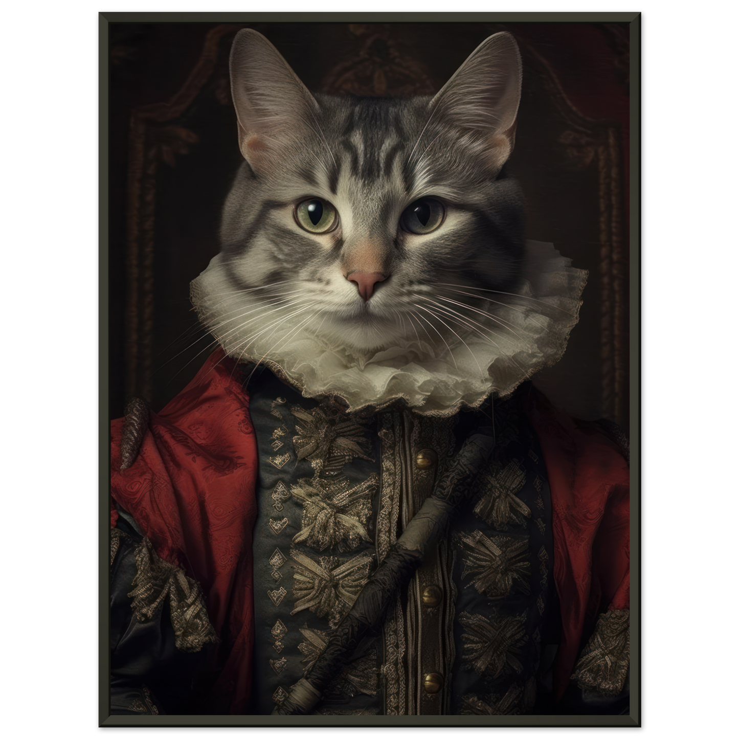 Katze Grau Getigert Renaissance (CAT132)