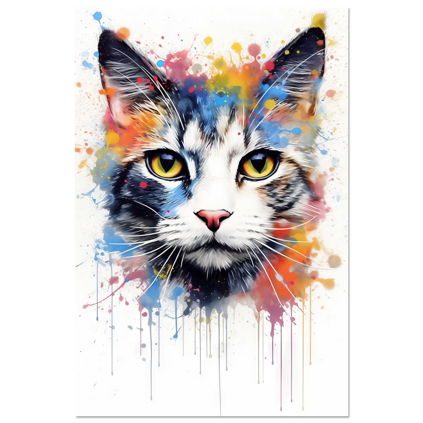 Katze Pop-Art (CAT14)