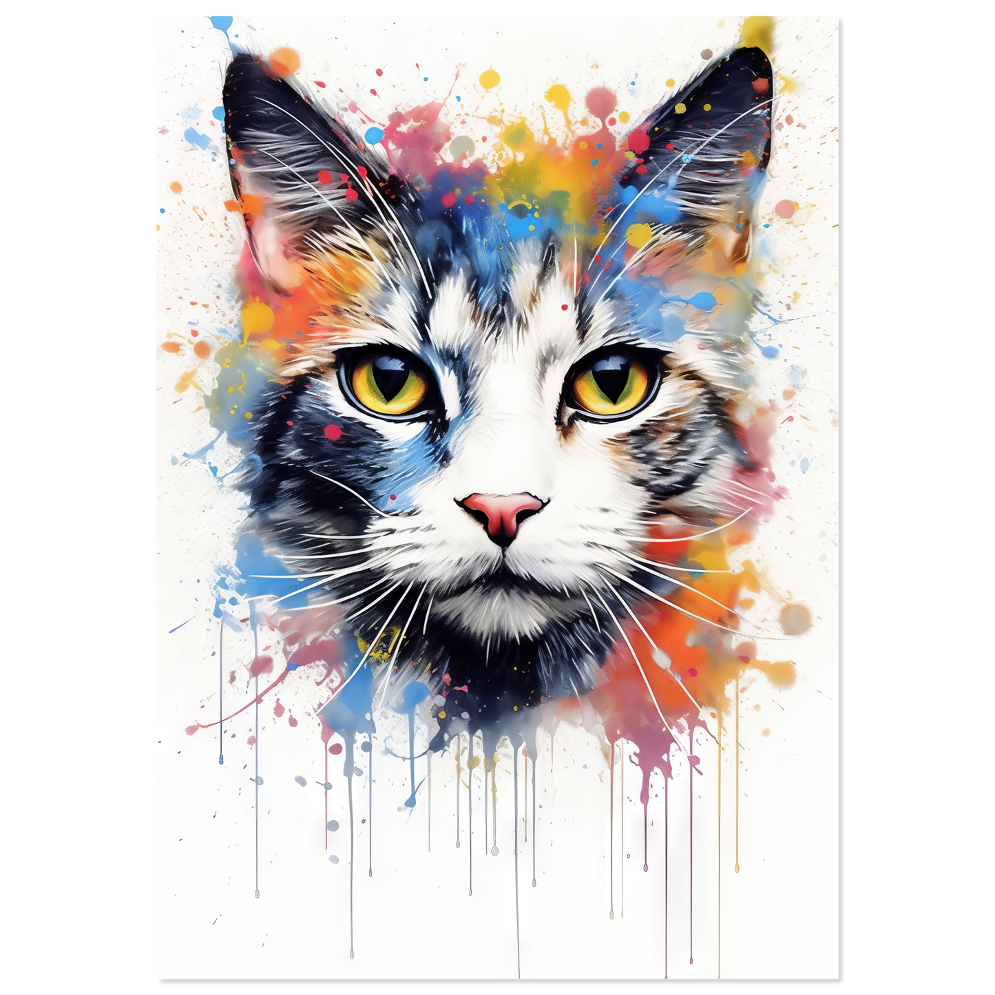 Katze Pop-Art (CAT14)