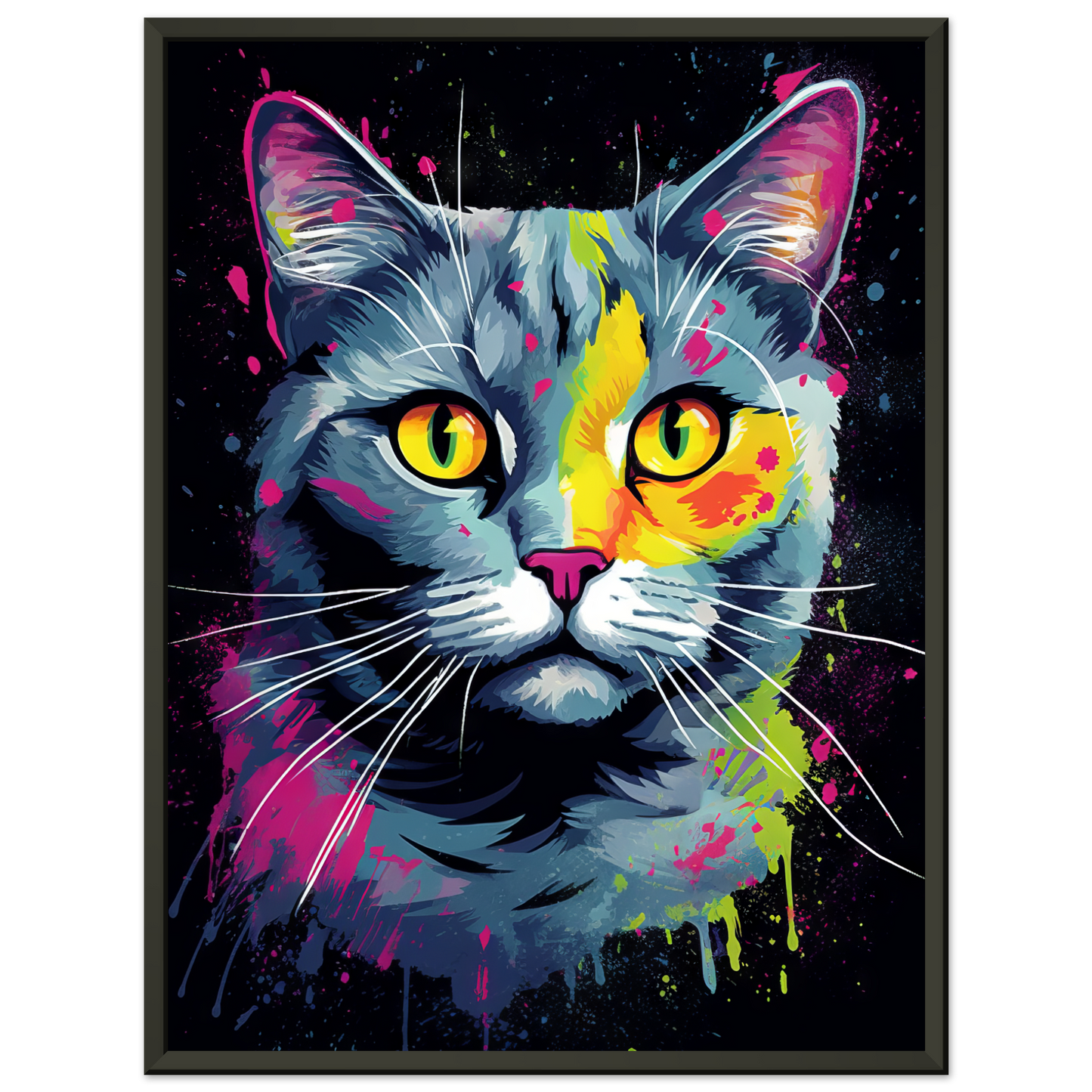 Cat British Shorthair (BKH) Pop Art (CAT20)