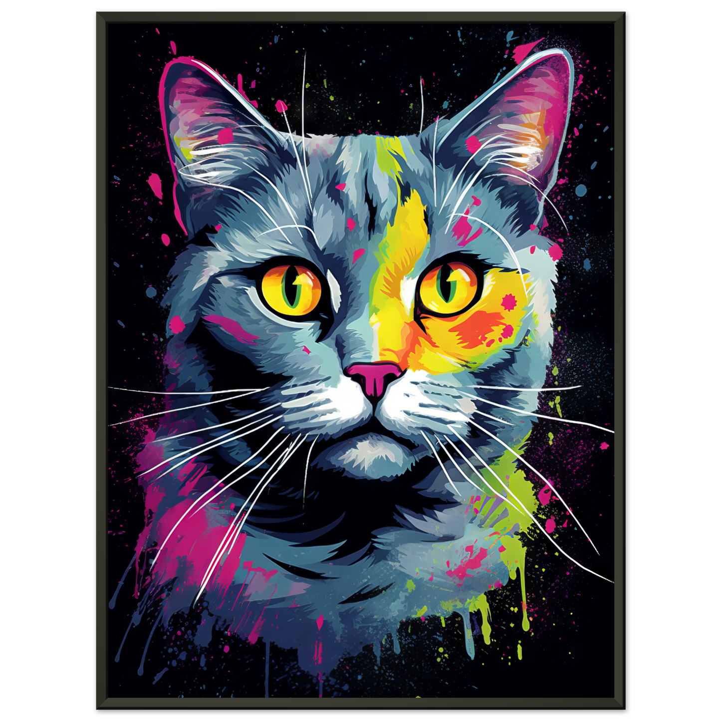 Cat British Shorthair (BKH) Pop Art (CAT20)