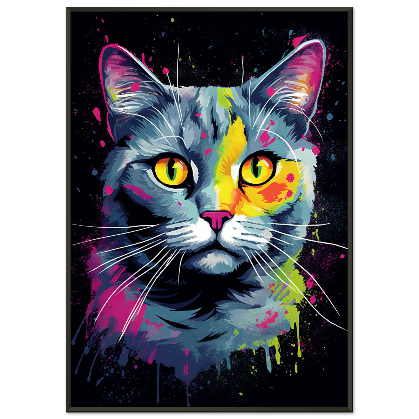 Cat British Shorthair (BKH) Pop Art (CAT20)