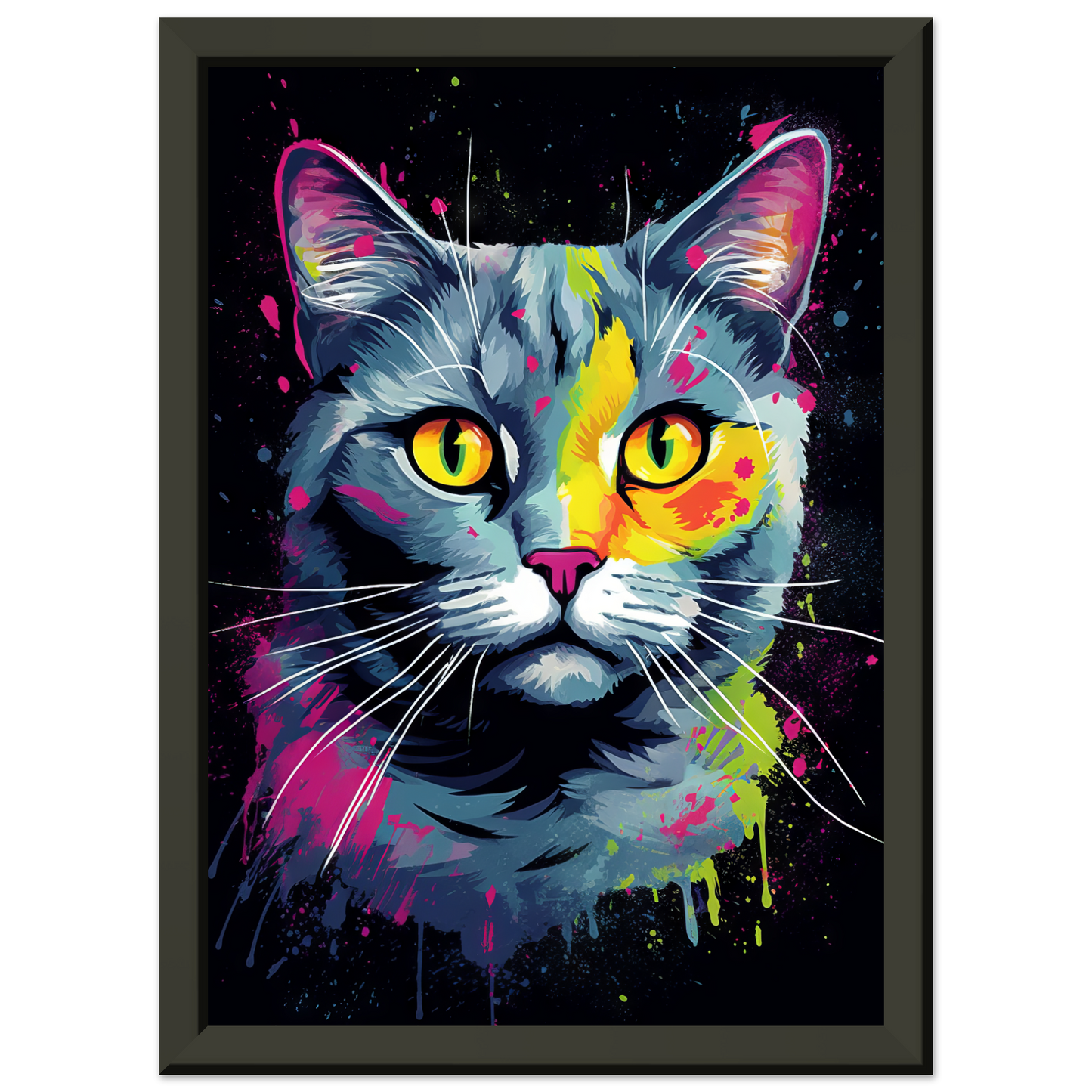 Cat British Shorthair (BKH) Pop Art (CAT20)