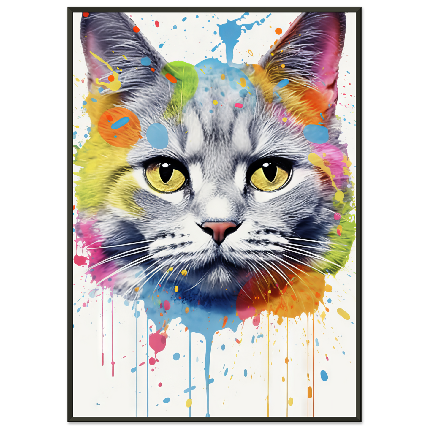 Katze Britisch Kurzhaar (BKH) Pop-Art (CAT23)