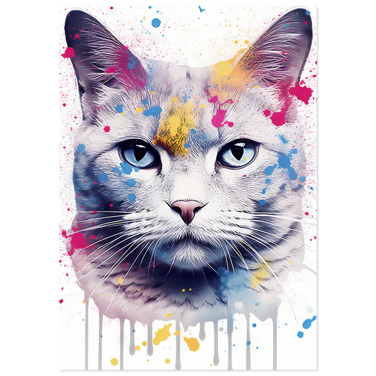 Cat British Shorthair (BKH) Pop Art (CAT24)
