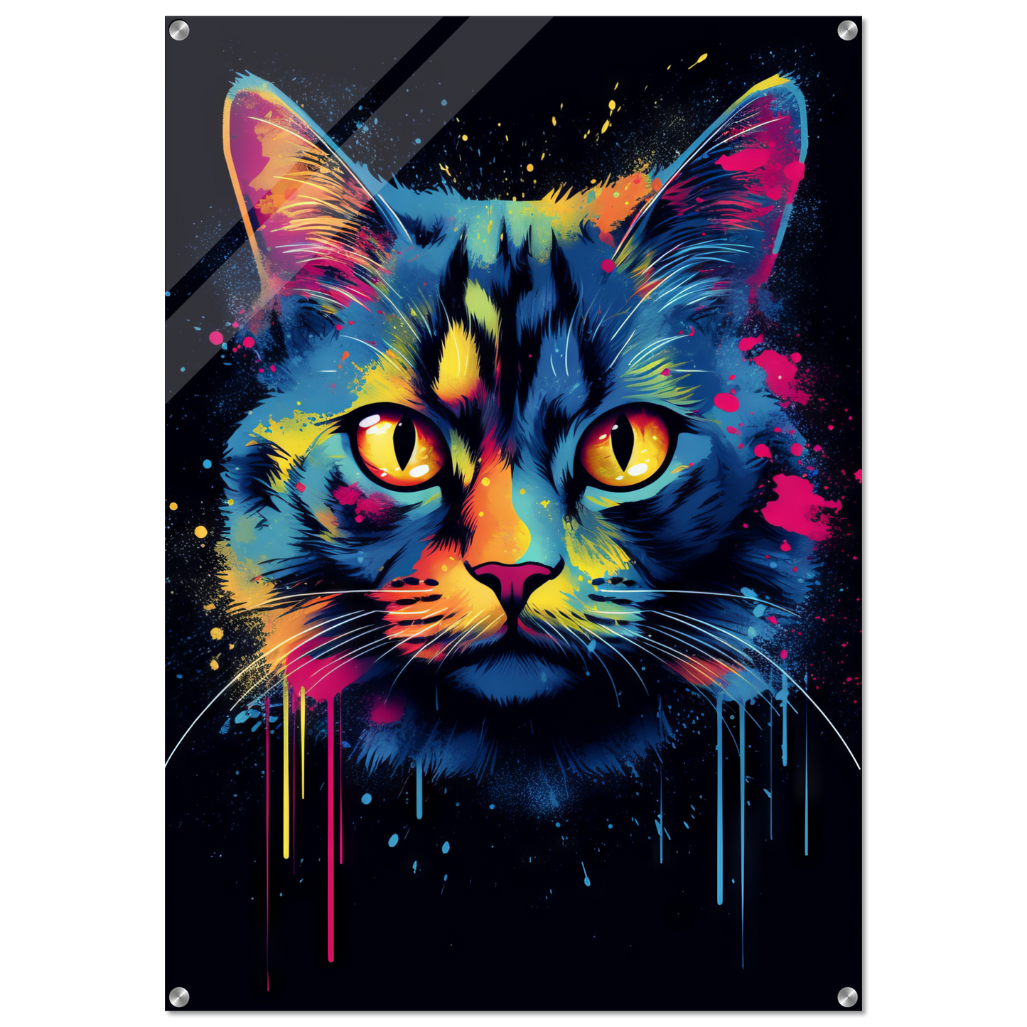 Katze Siam Pop-Art (CAT25)