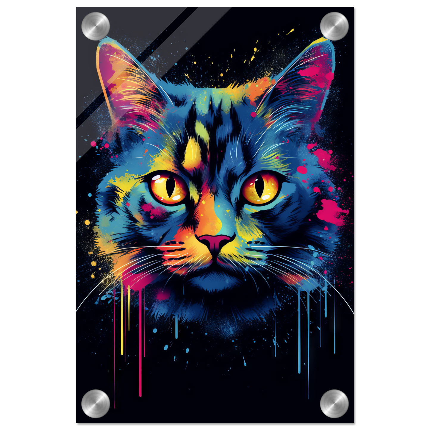Katze Siam Pop-Art (CAT25)