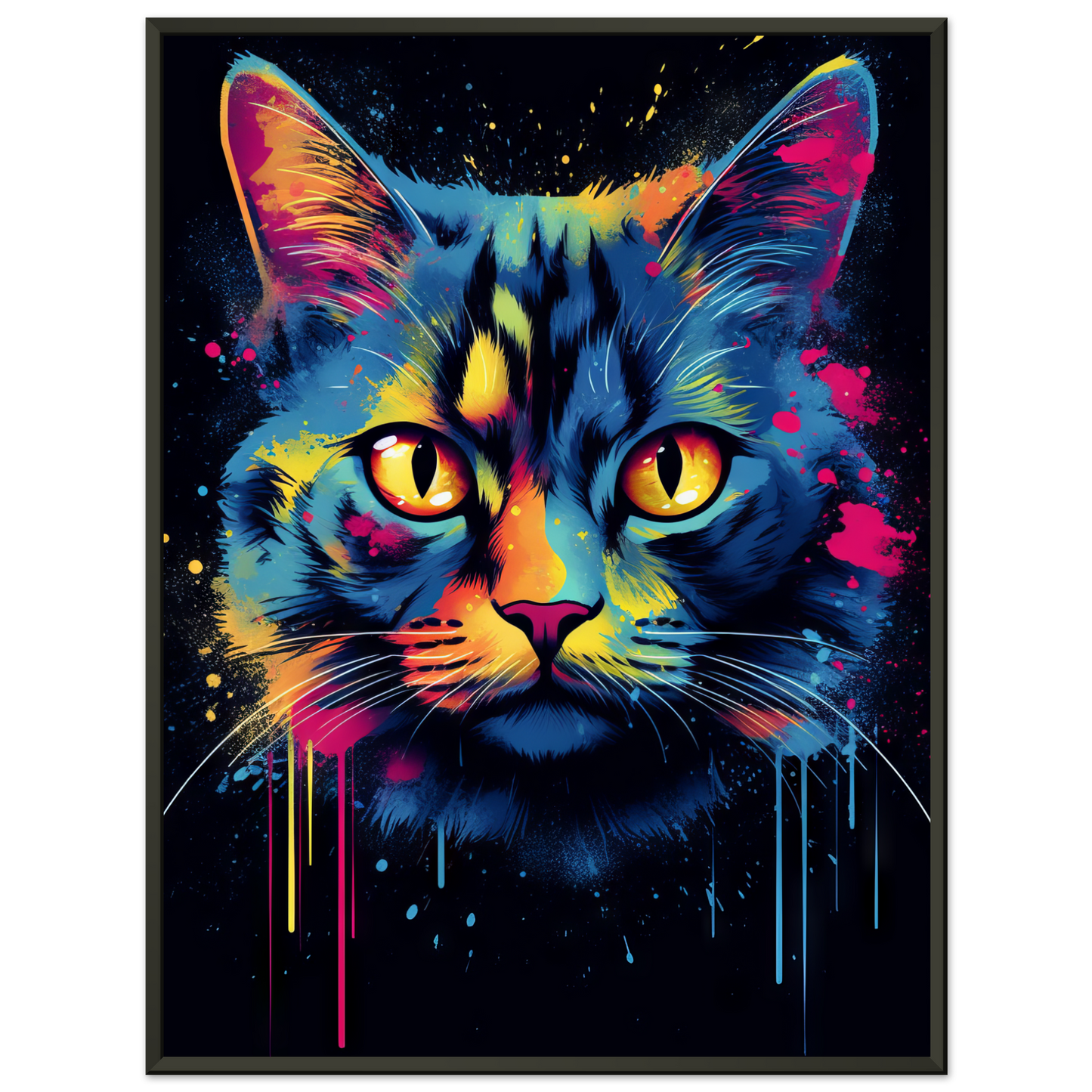 Katze Siam Pop-Art (CAT25)