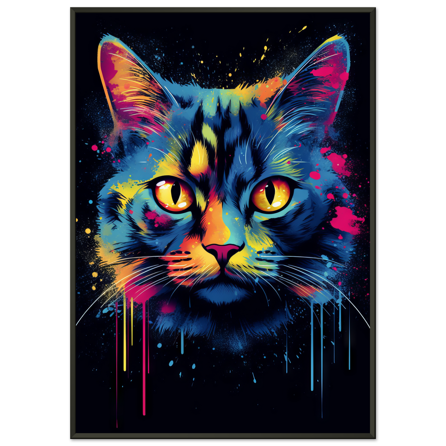 Katze Siam Pop-Art (CAT25)
