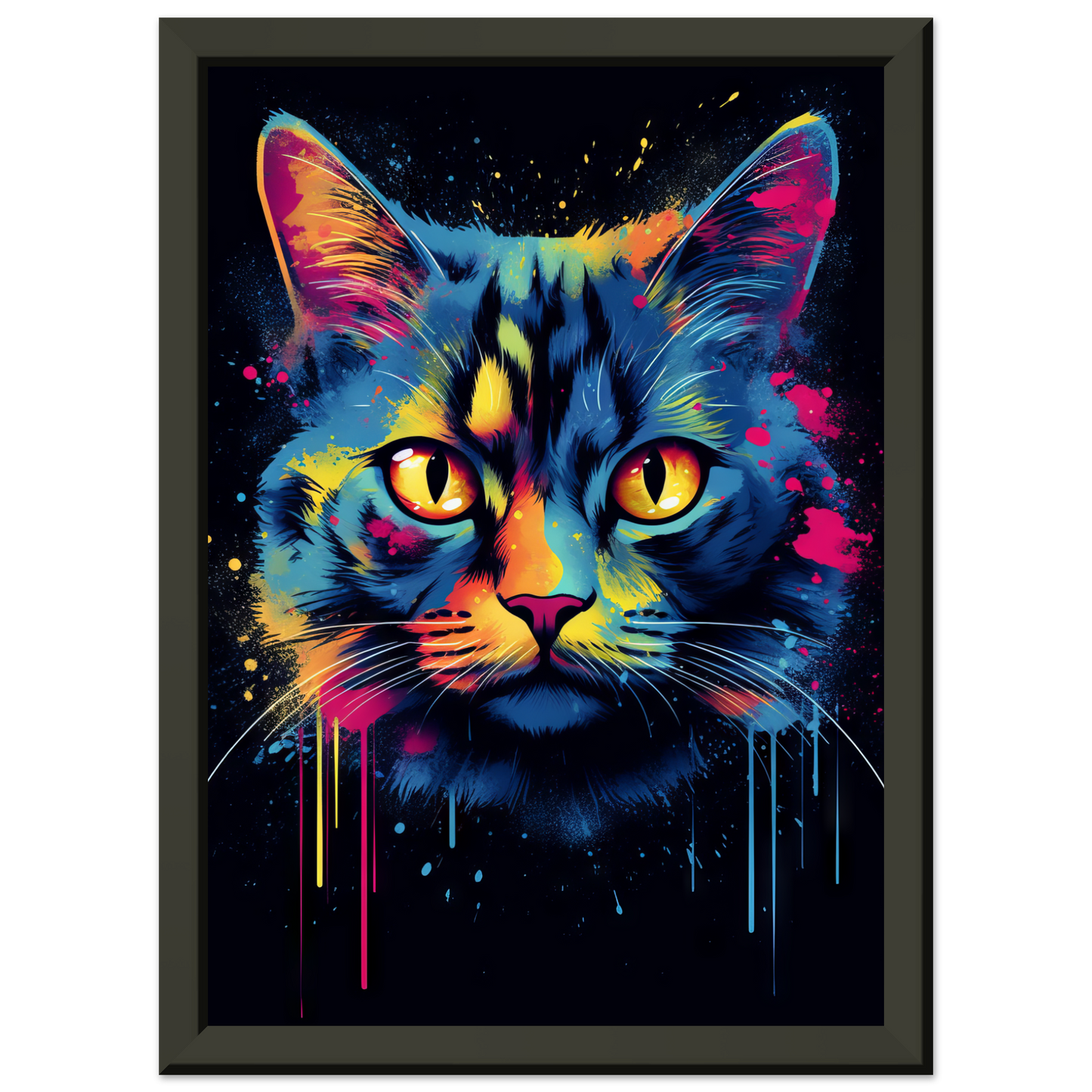 Katze Siam Pop-Art (CAT25)