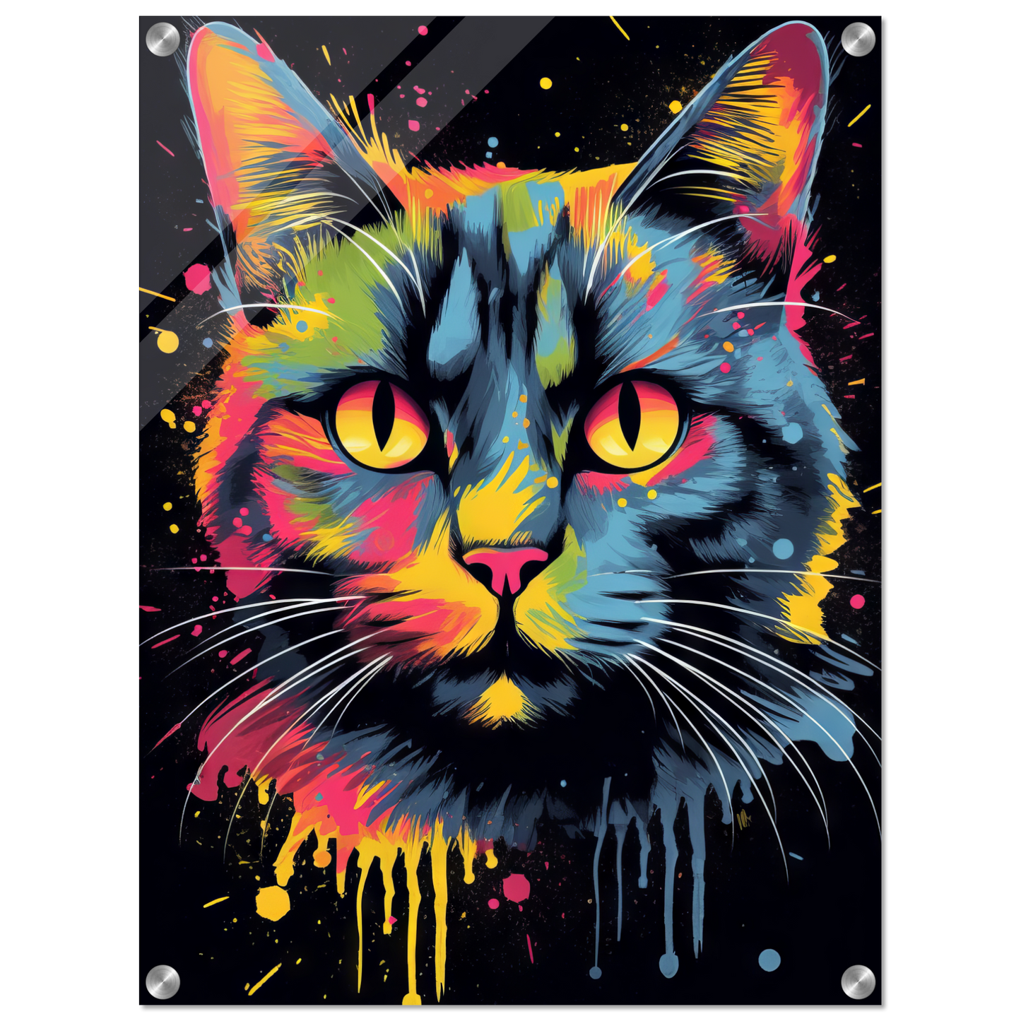 Katze Siam Pop-Art (CAT26)