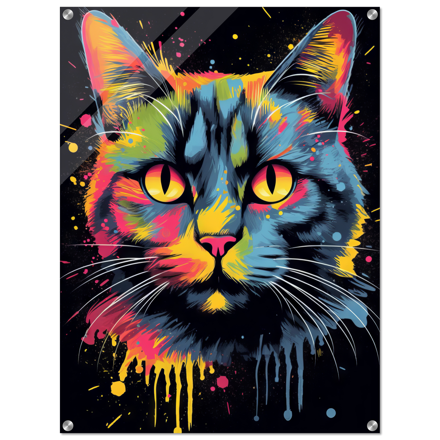 Katze Siam Pop-Art (CAT26)