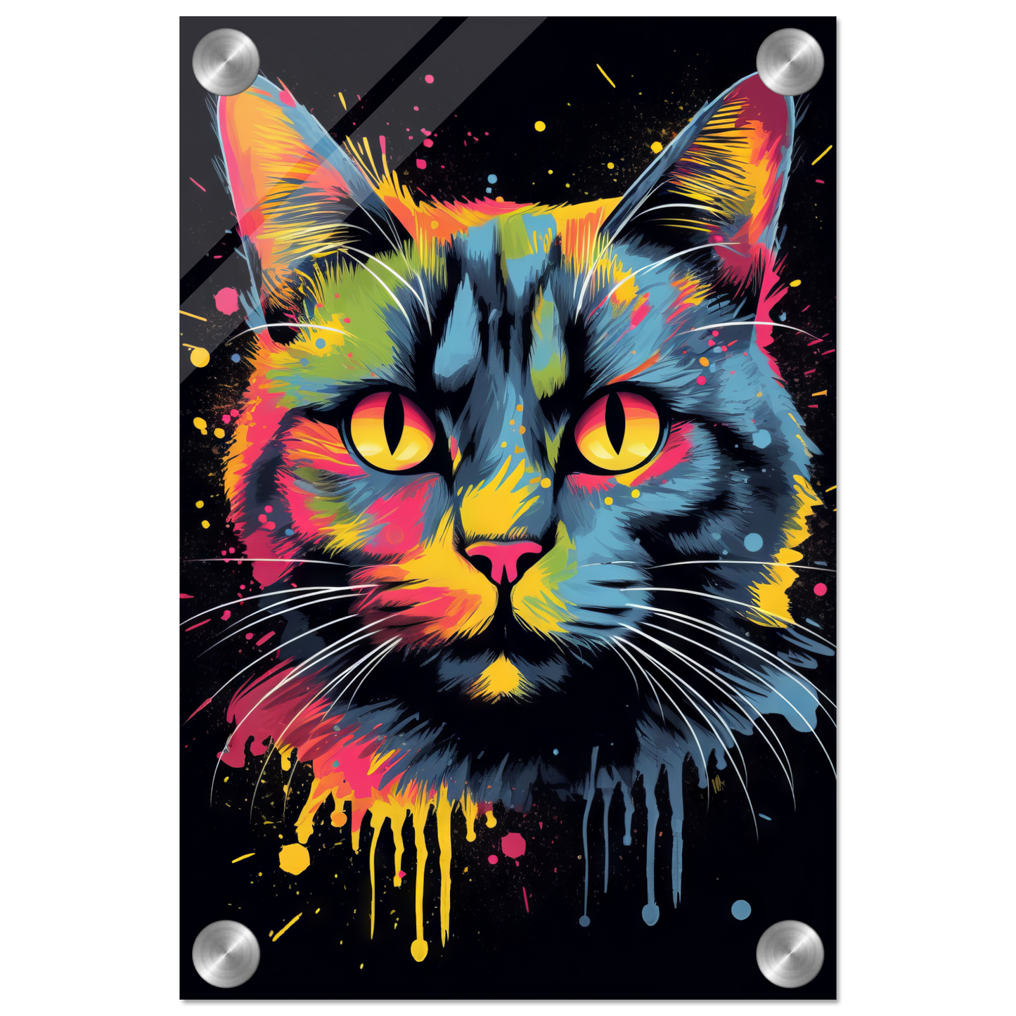 Katze Siam Pop-Art (CAT26)