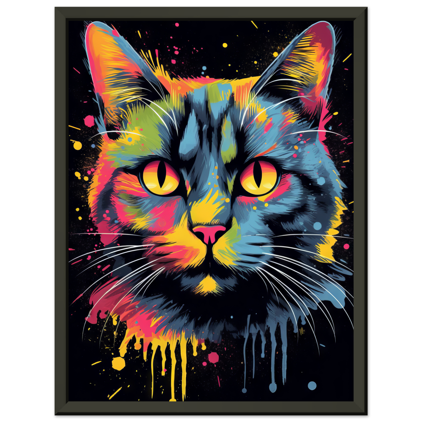 Katze Siam Pop-Art (CAT26)