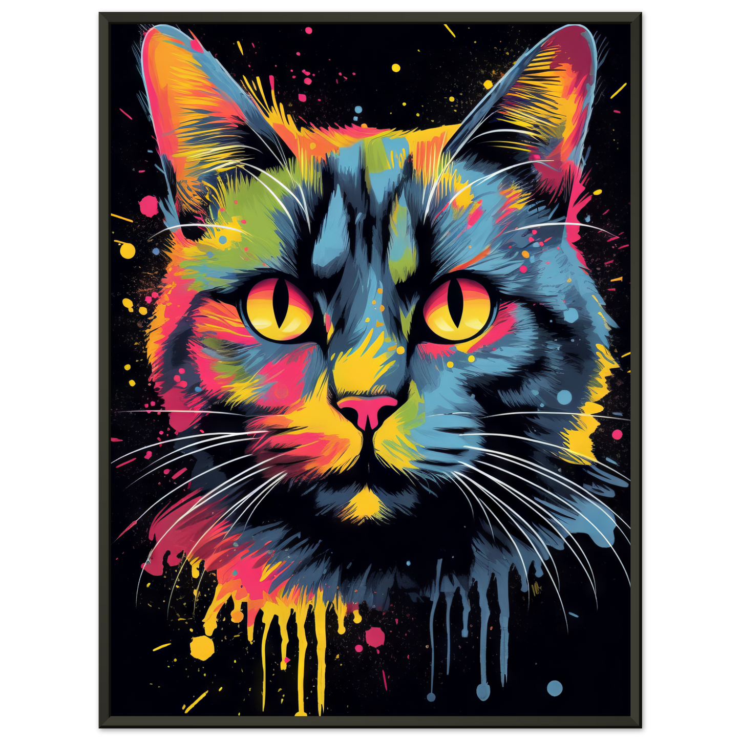 Katze Siam Pop-Art (CAT26)