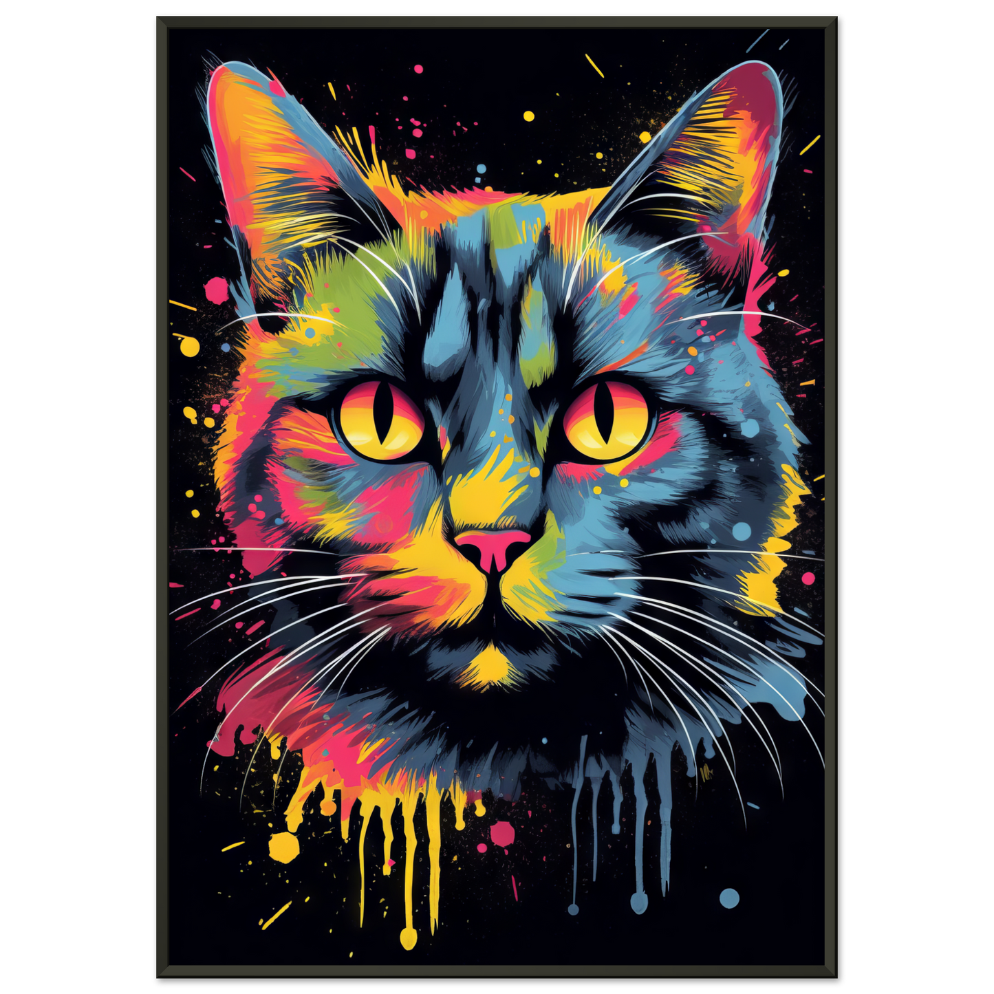 Katze Siam Pop-Art (CAT26)