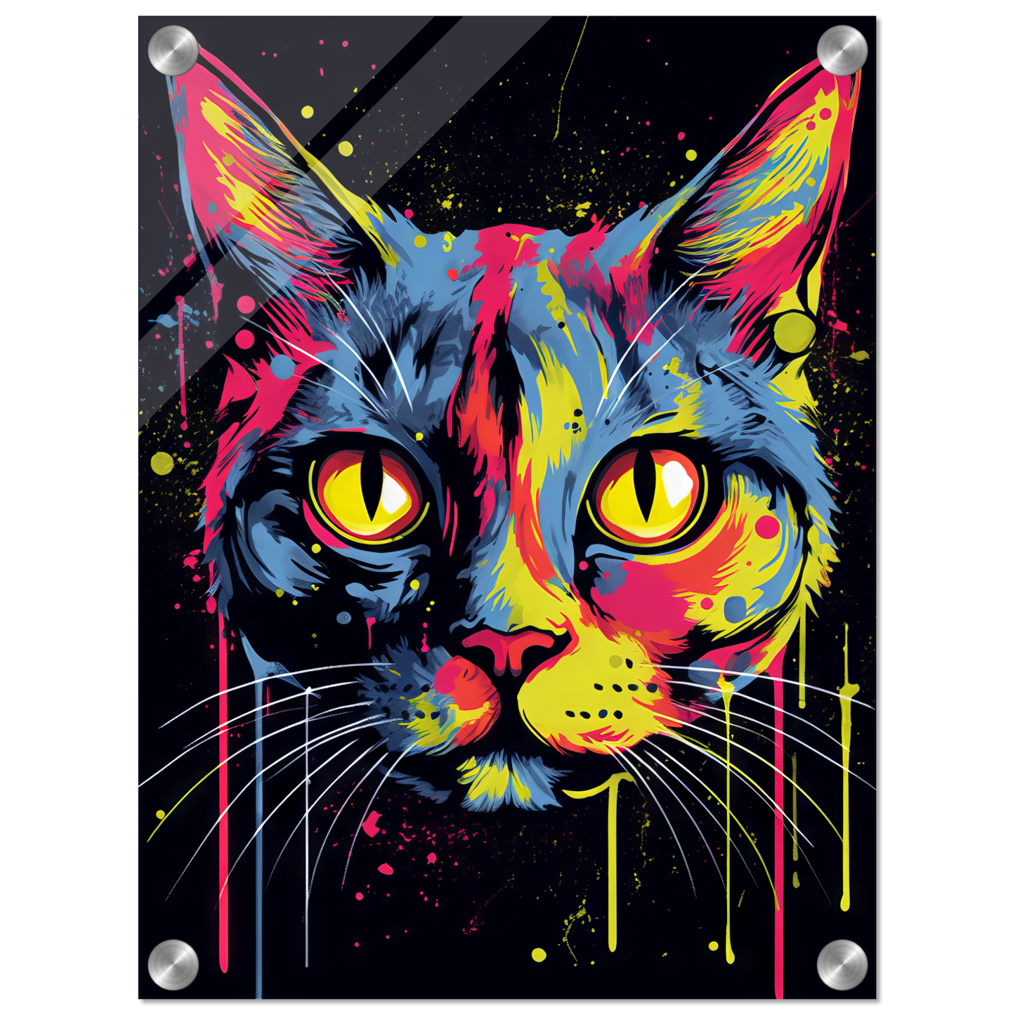 Katze Siam Pop-Art (CAT27)