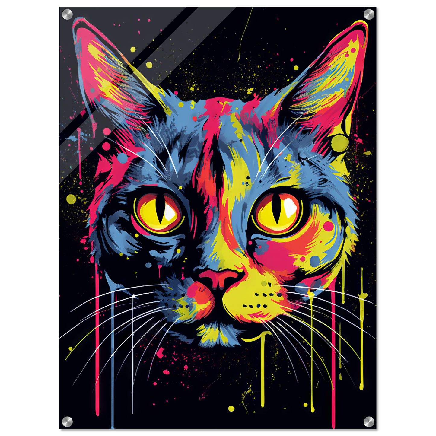 Katze Siam Pop-Art (CAT27)