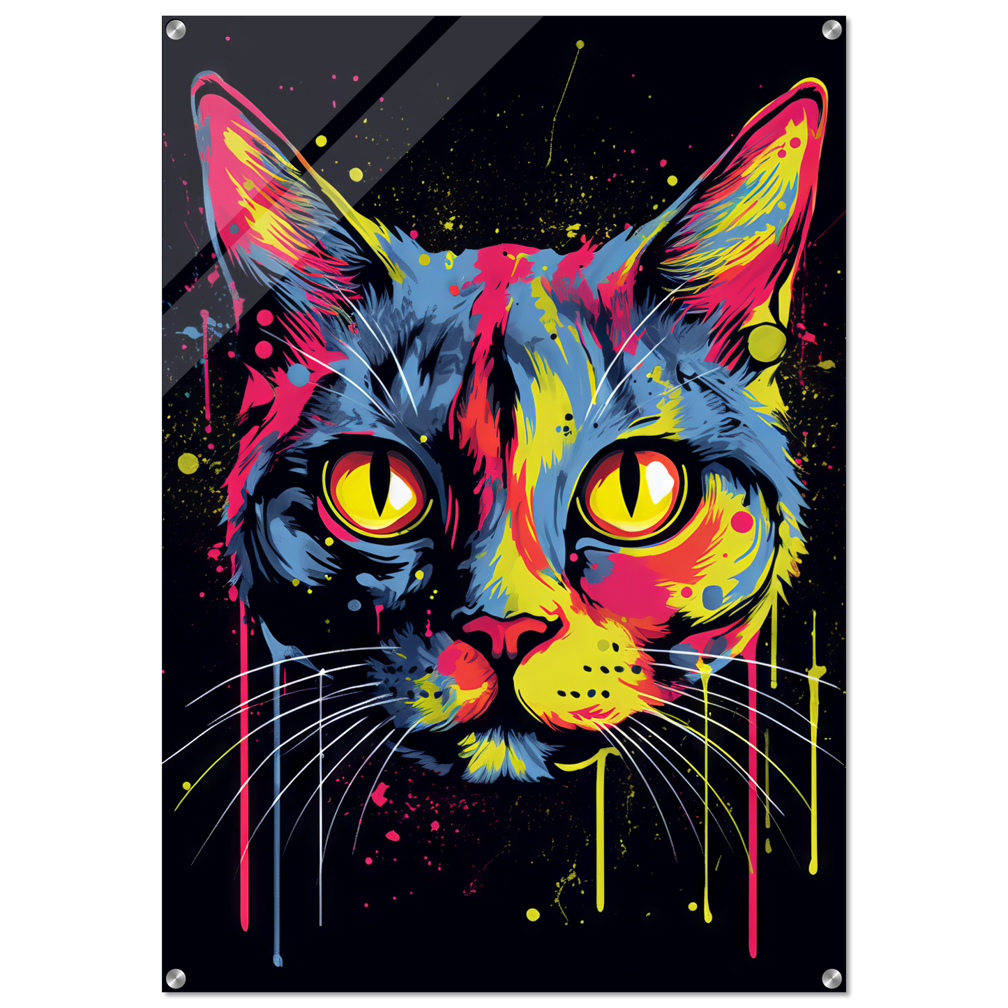 Katze Siam Pop-Art (CAT27)