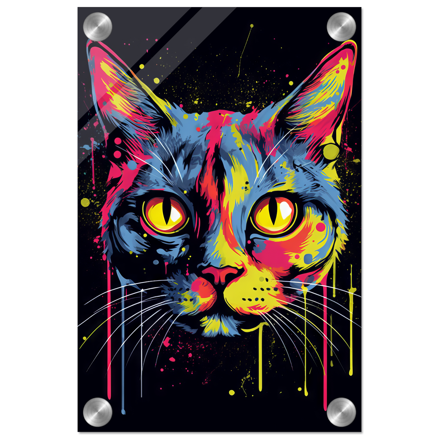 Katze Siam Pop-Art (CAT27)