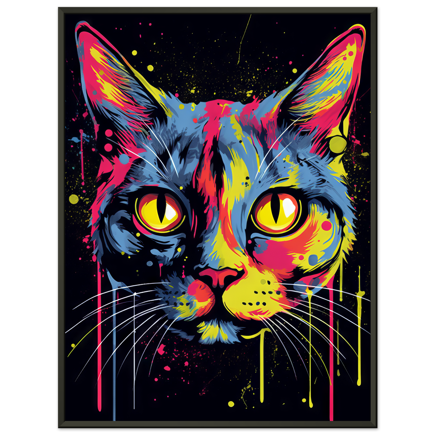 Katze Siam Pop-Art (CAT27)
