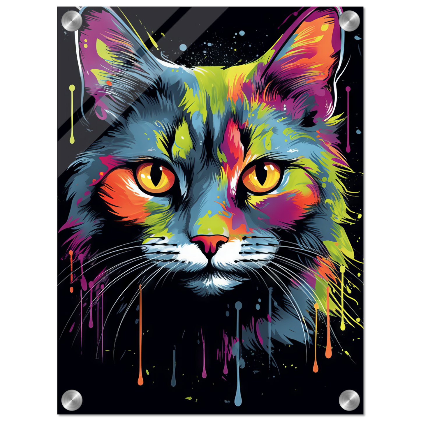 Katze Siam Pop-Art (CAT28)
