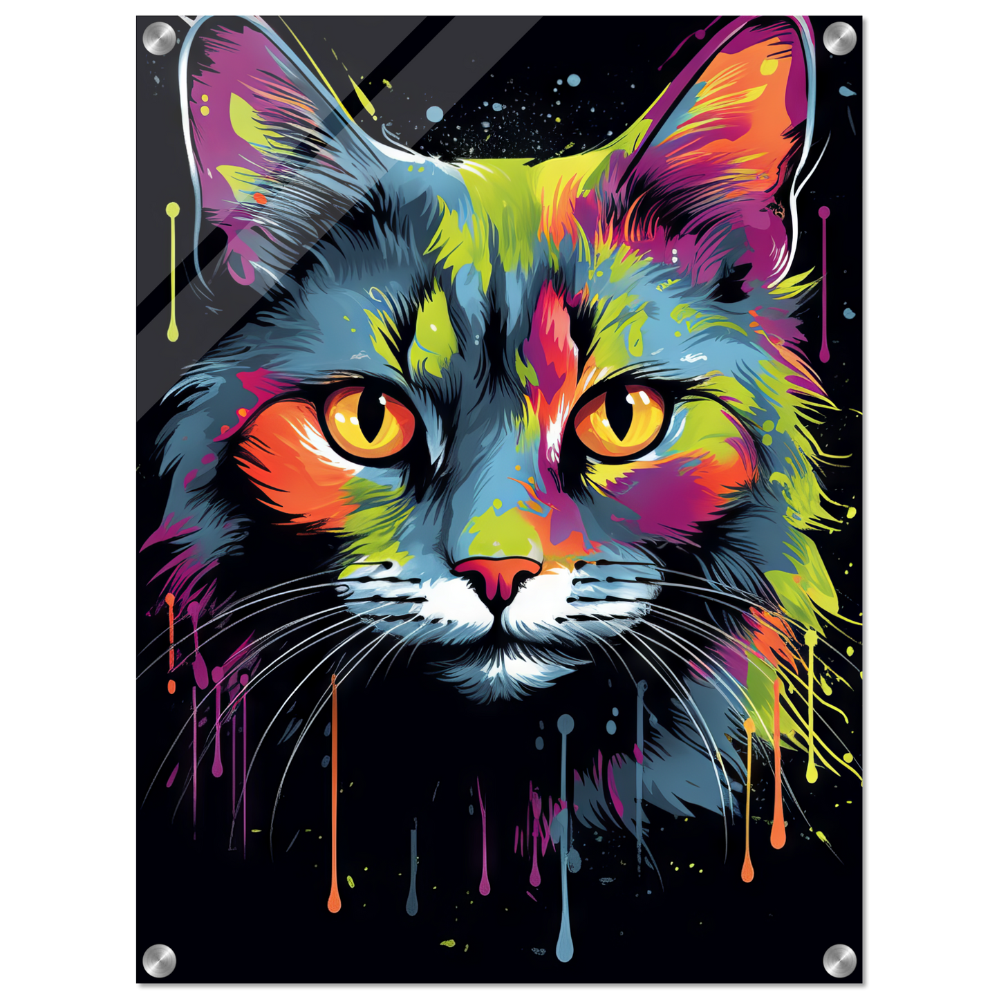 Katze Siam Pop-Art (CAT28)