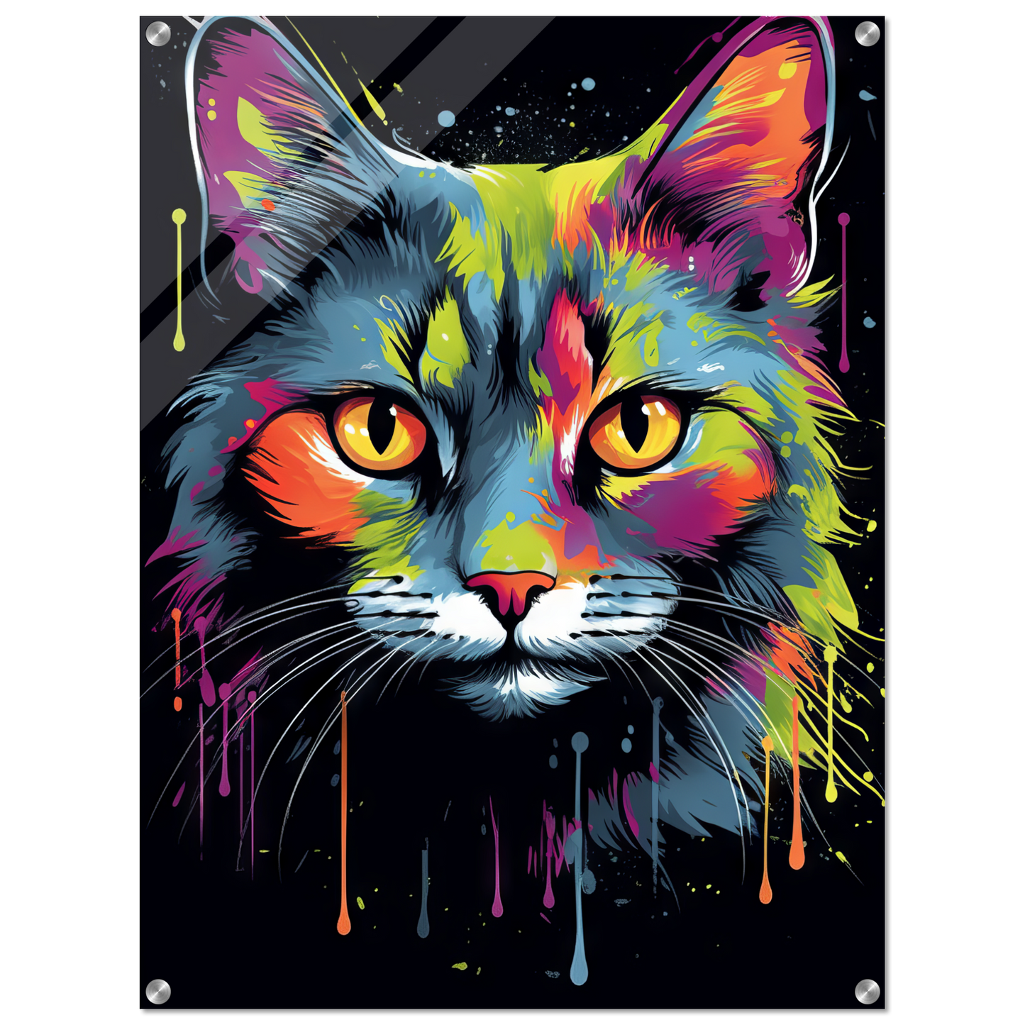 Katze Siam Pop-Art (CAT28)