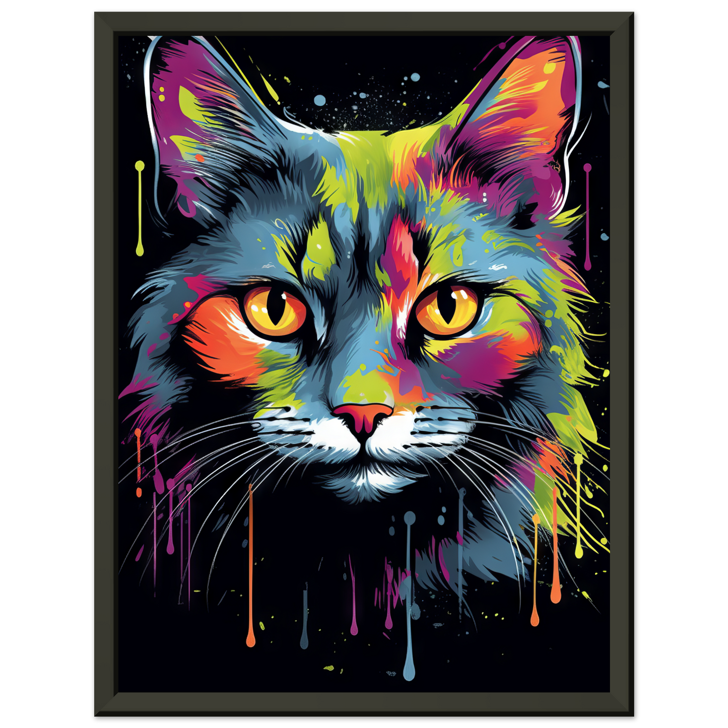 Katze Siam Pop-Art (CAT28)