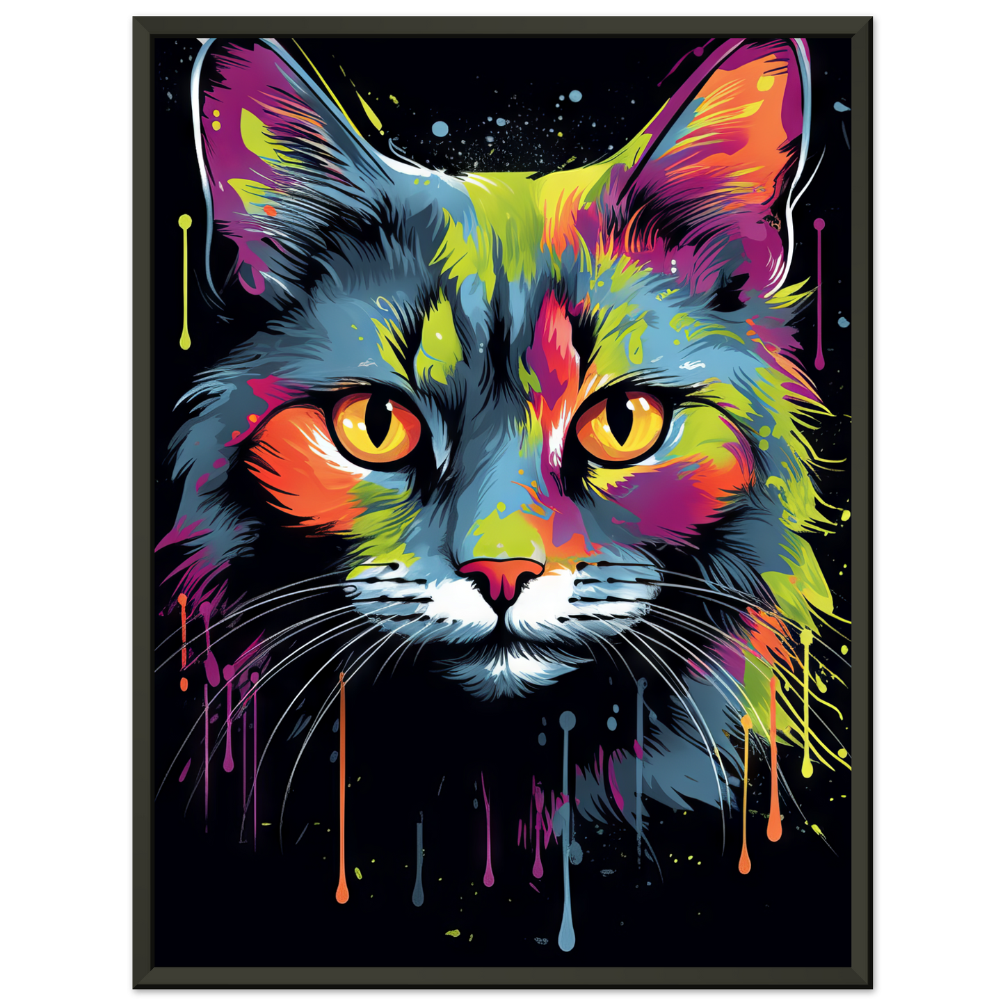 Katze Siam Pop-Art (CAT28)