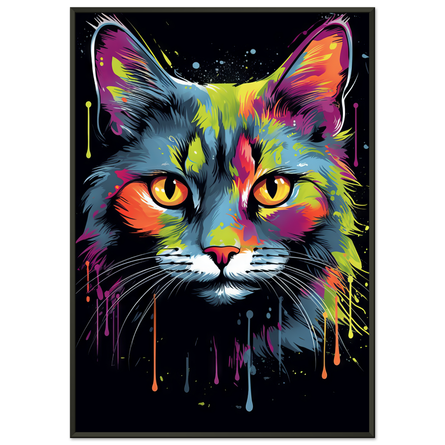 Katze Siam Pop-Art (CAT28)