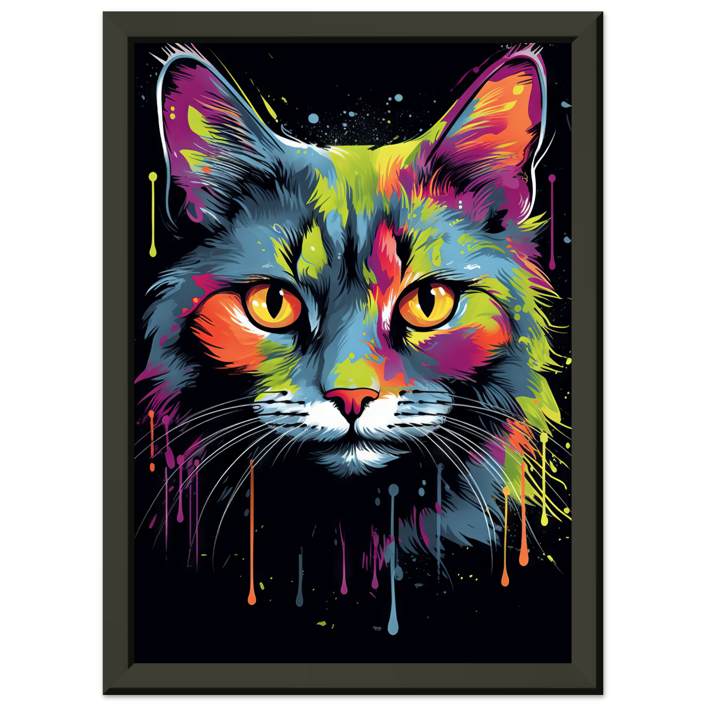 Katze Siam Pop-Art (CAT28)
