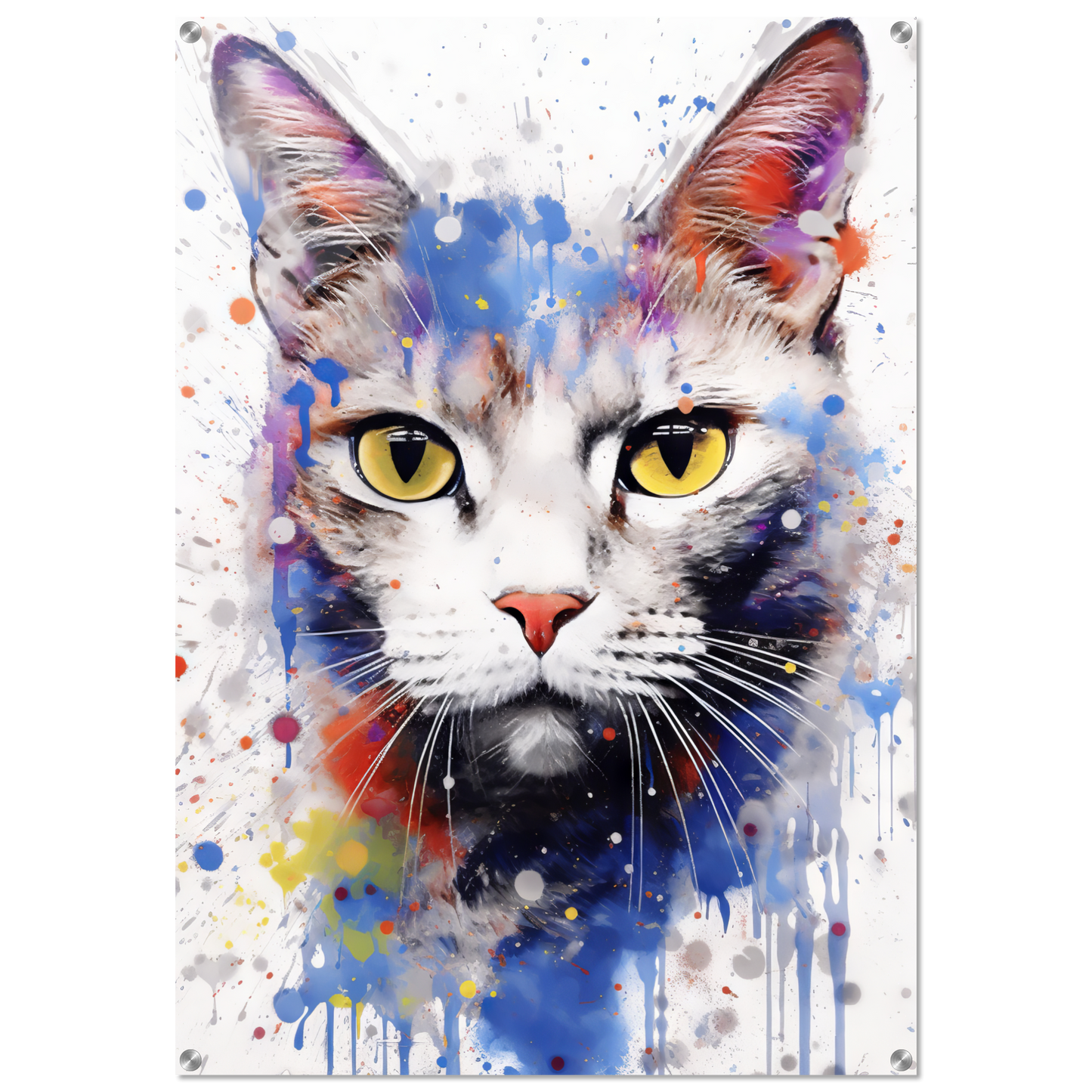 Katze Siam Pop-Art (CAT29)