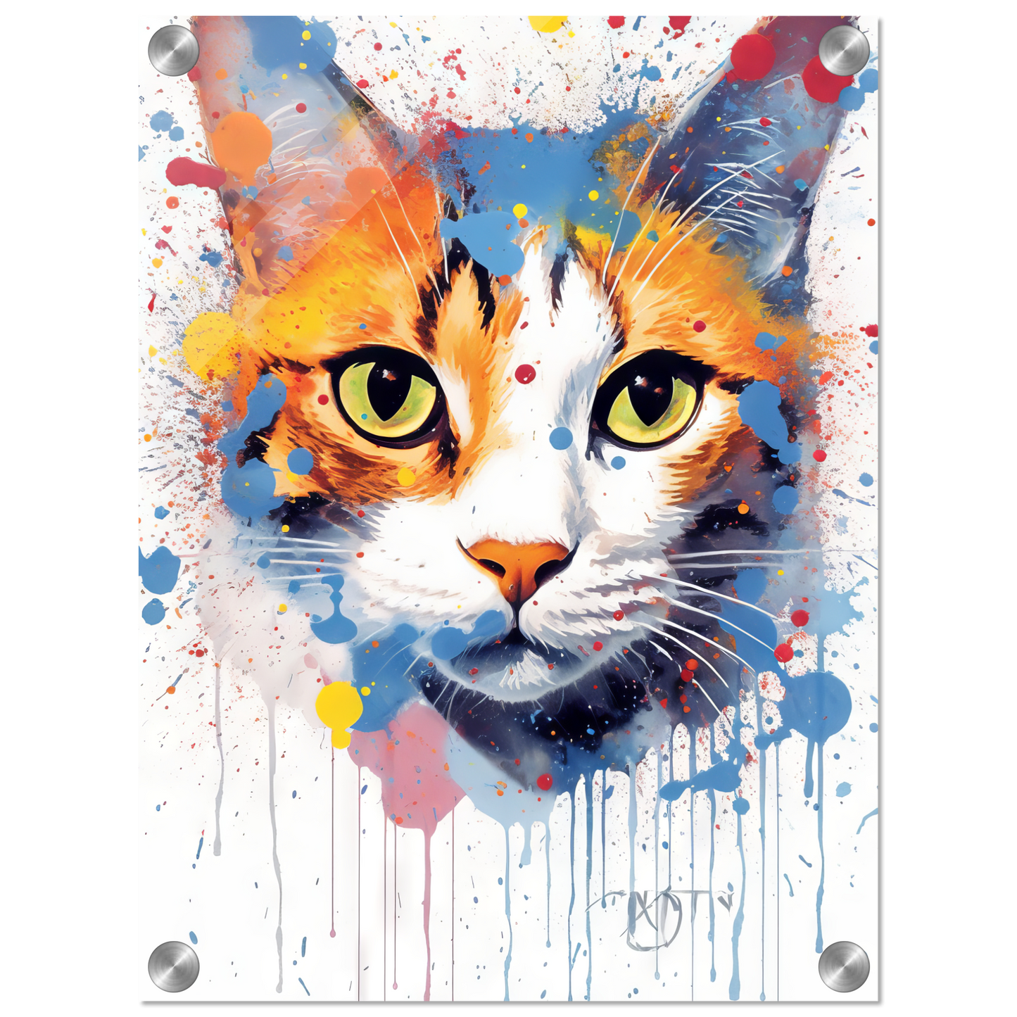Katze Siam Pop-Art (CAT30)