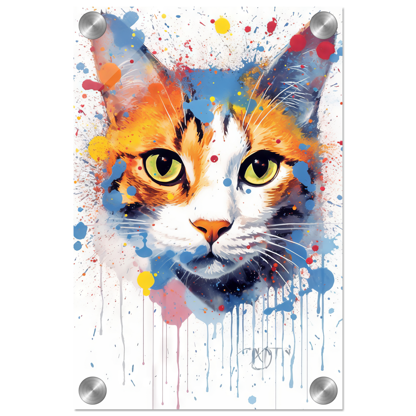 Katze Siam Pop-Art (CAT30)