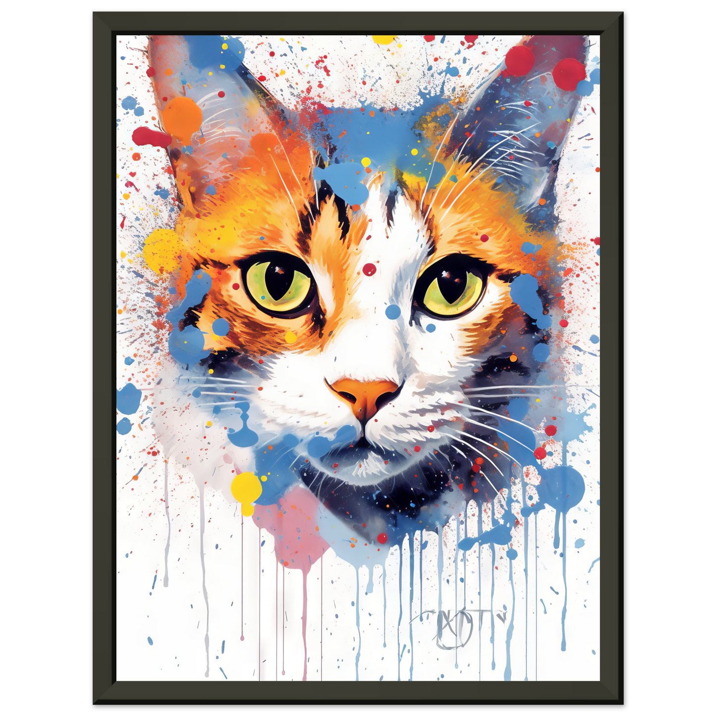 Katze Siam Pop-Art (CAT30)