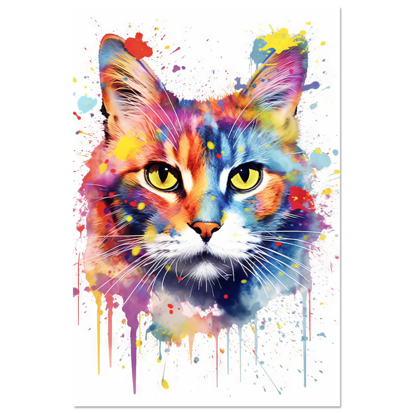 Katze Siam Pop-Art (CAT31)