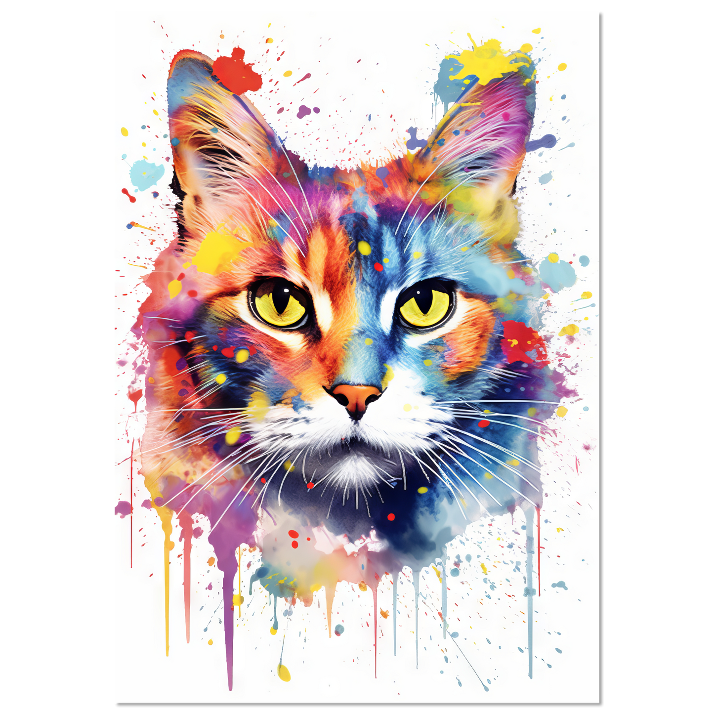 Katze Siam Pop-Art (CAT31)