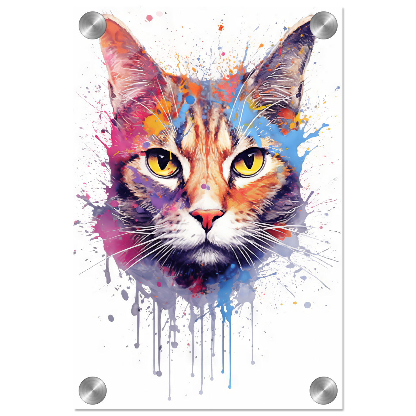 Katze Siam Pop-Art (CAT32)