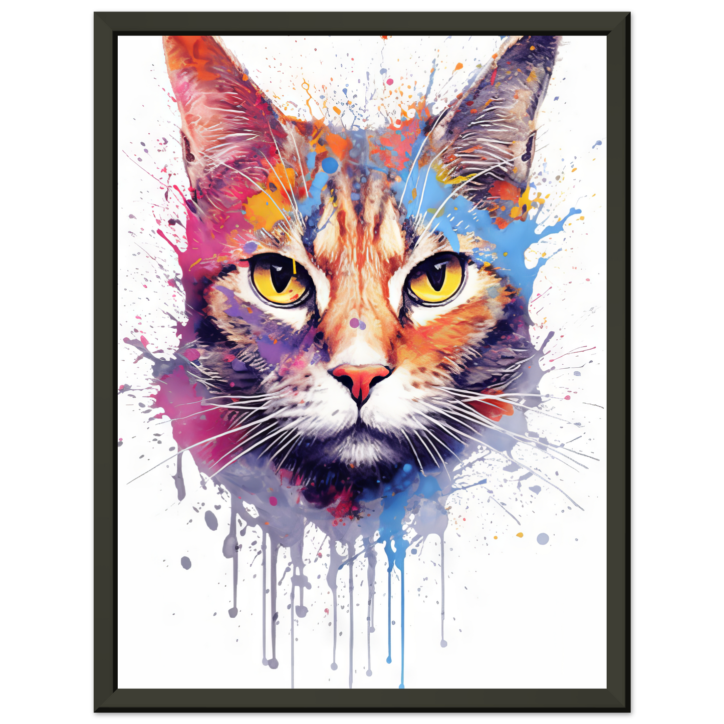 Katze Siam Pop-Art (CAT32)